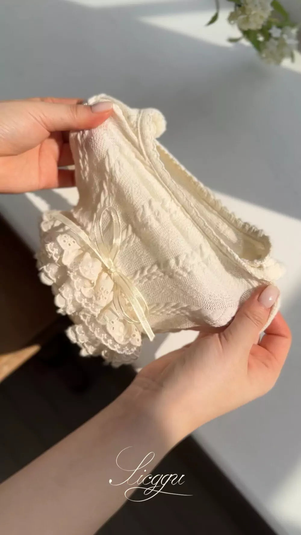 Ivory Snap Skirt