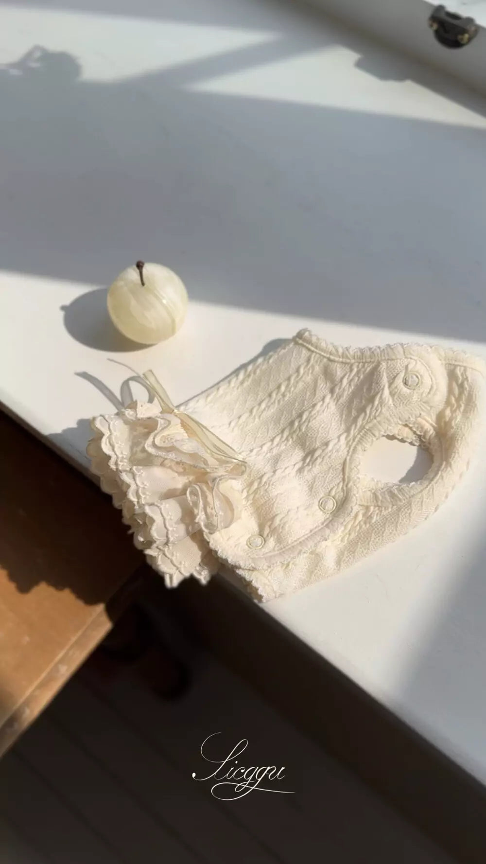 Ivory Snap Skirt