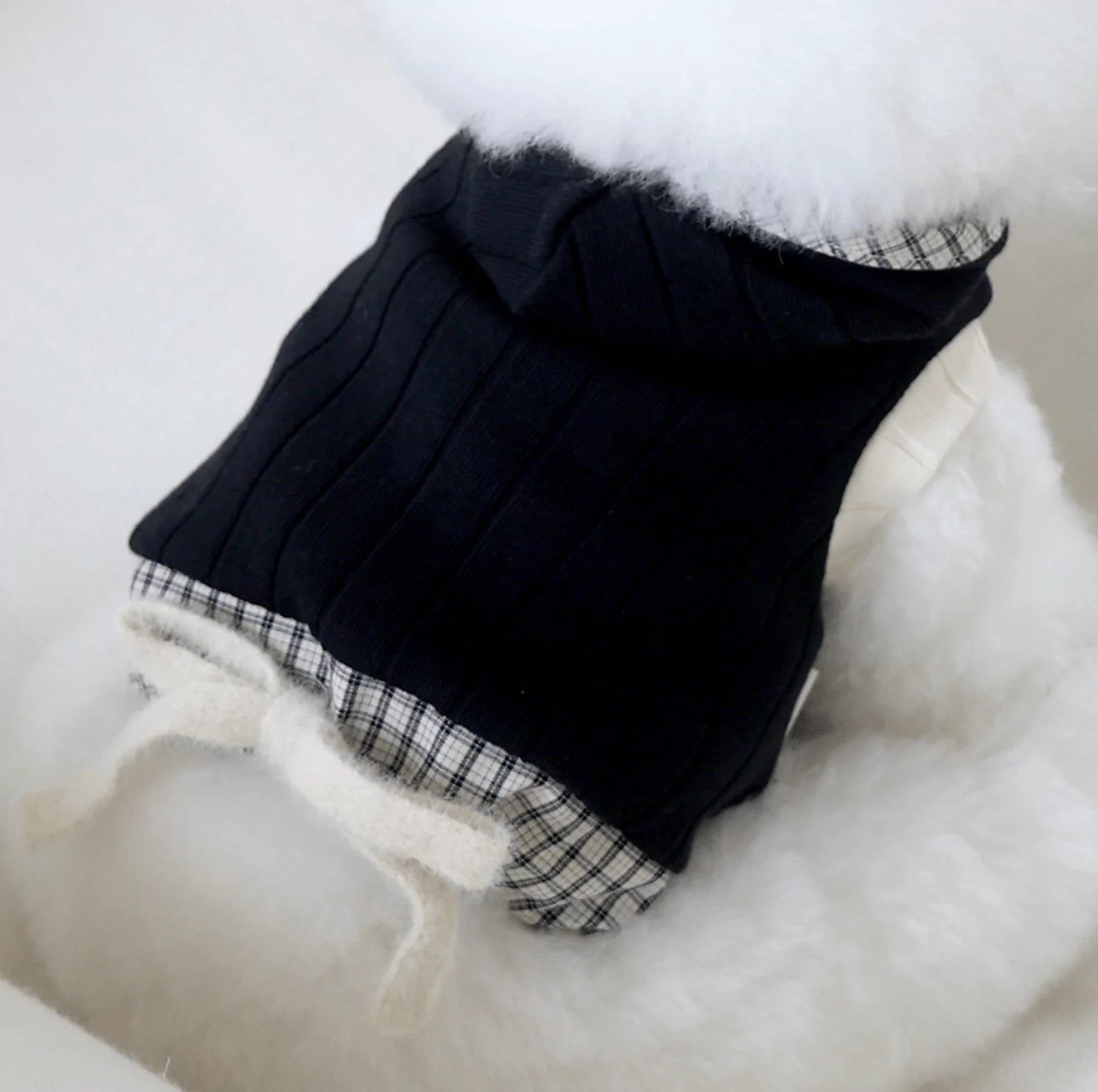 [2nd] Everyday Check Hoody (Black)