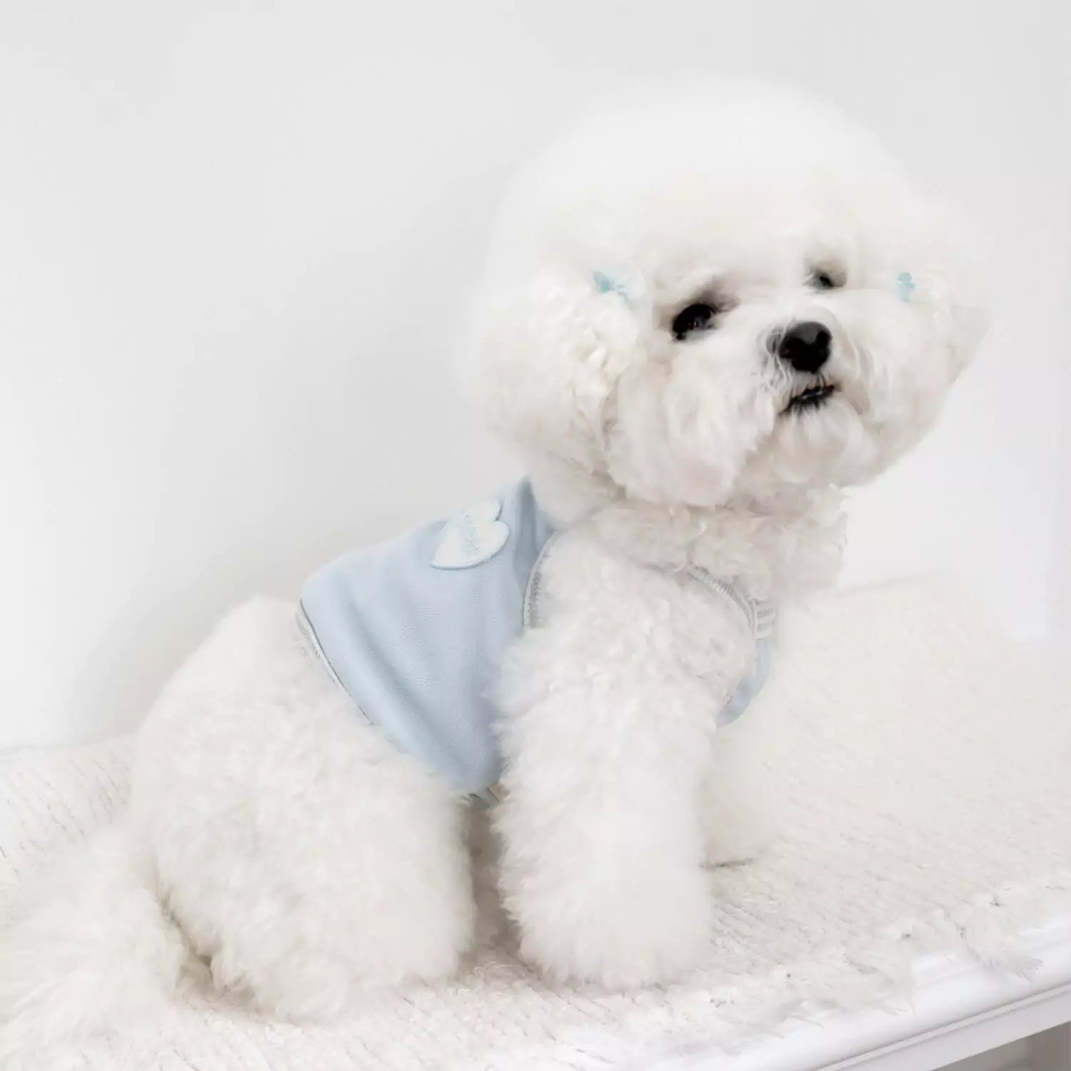 New summer cool top (baby blue) Crop