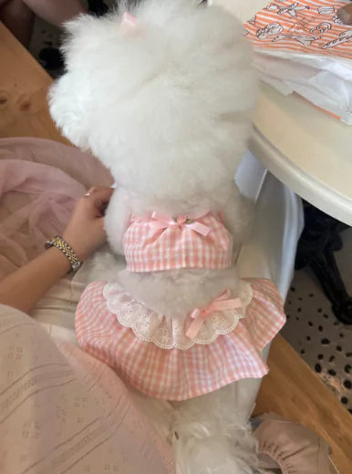 Margot Check Ops (Peach)