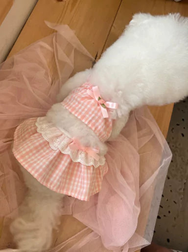 Margot Check Ops (Peach)