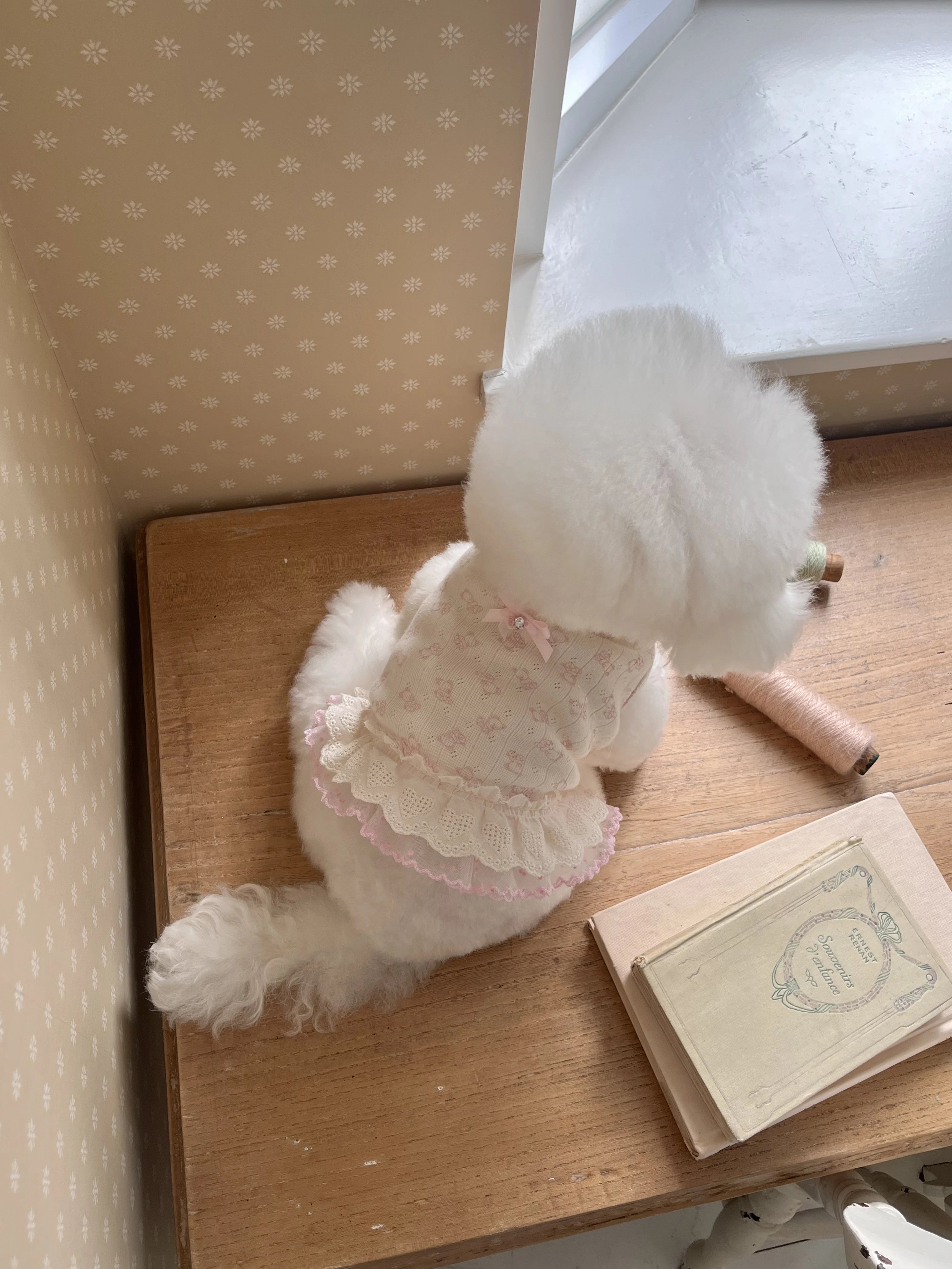 Nini Bear Sleeveless Pink (w/ Hairpin)