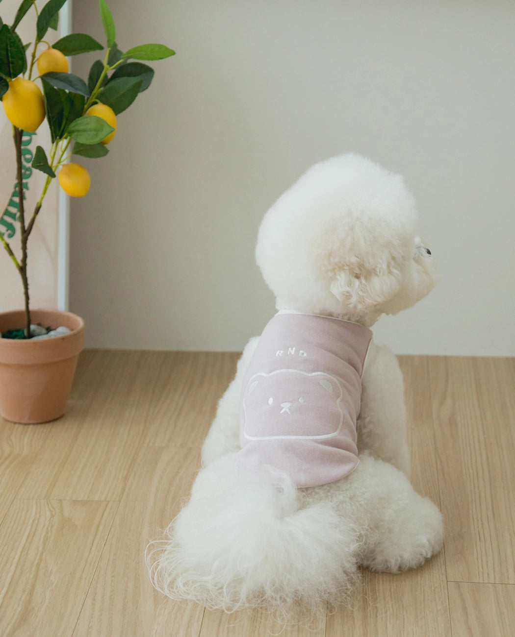 Rounded Square Sleeveless Top (Rose Pink)