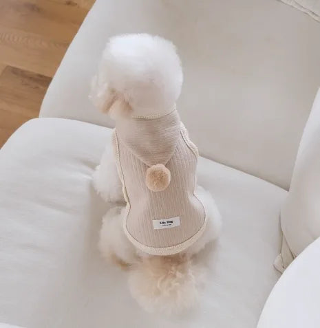 Cozy Knit Poncho (Ivory)