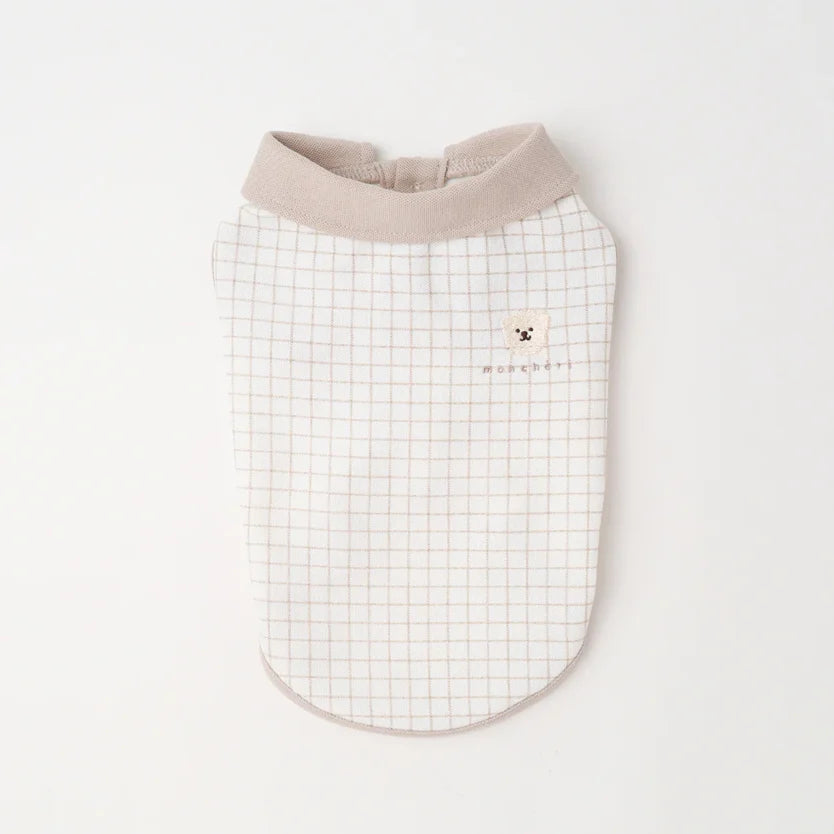 Cool Windowpane Check Sleeveless Top